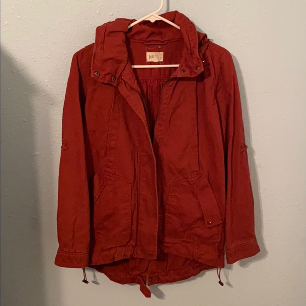 Jolt burnt orange color jacket